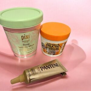 PIXI BEAUTY & GARNIER FRUCTIS & PANTENE Lot Bundle X 3 New